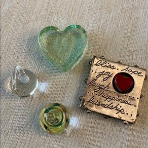 Set of 4 Small Paperweights